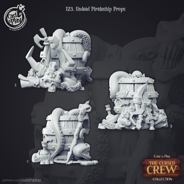 Undead Pirateship Props